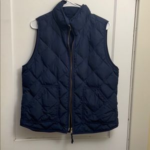Quilted J crew vest